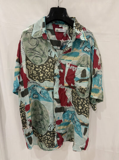 Camicia vintage 100% seta