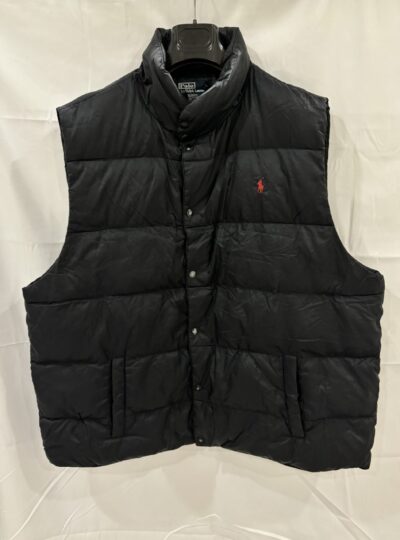 Piumino smanicato ralph lauren